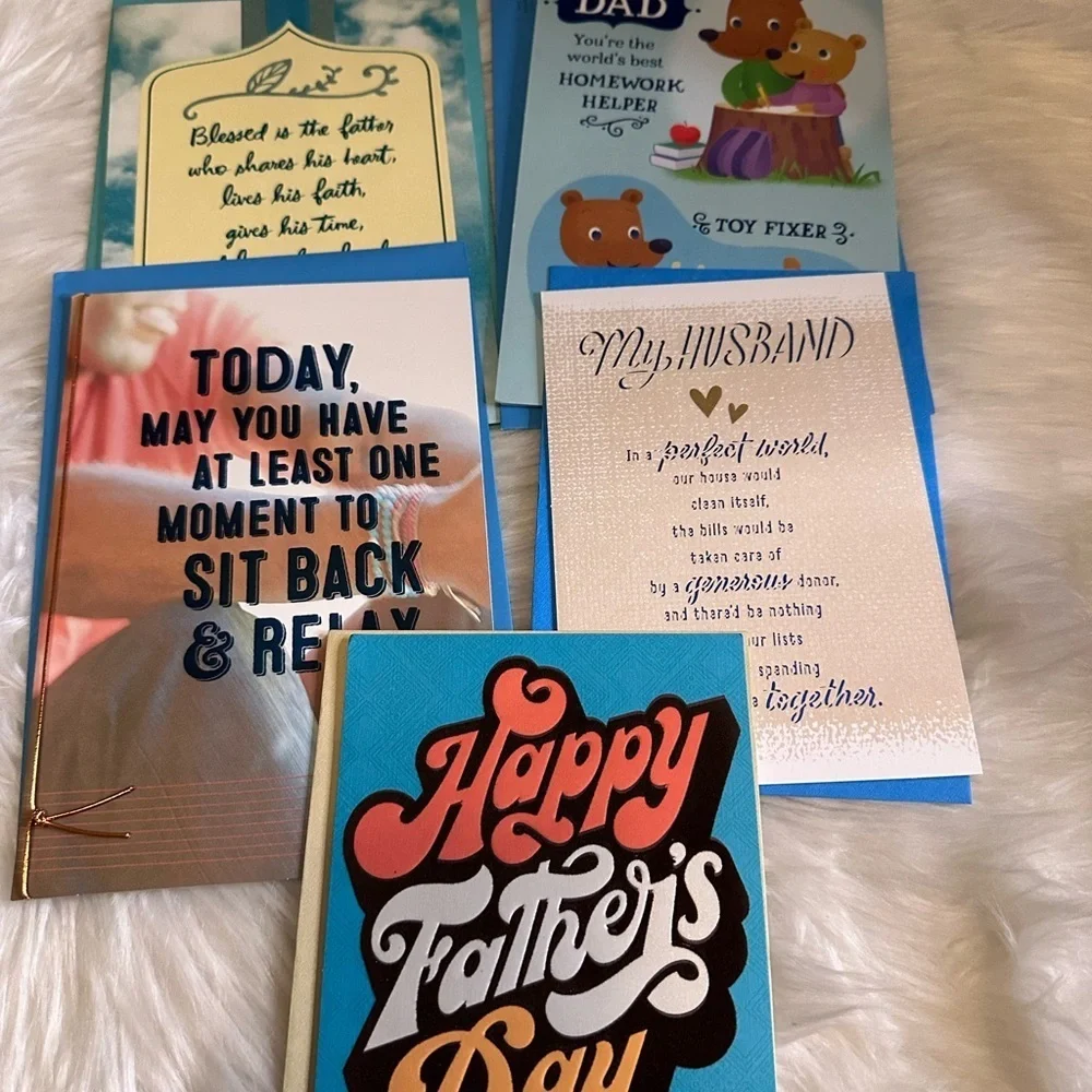 🩵5/$8 Father's Day Greeting Card Set